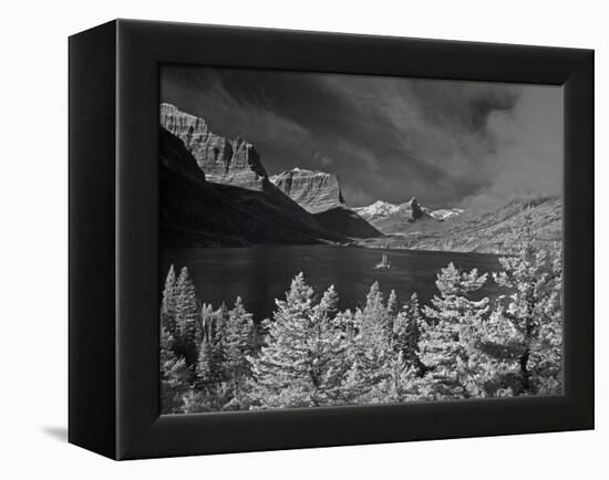 Glacier Park IV-J.D. Mcfarlan-Framed Premier Image Canvas