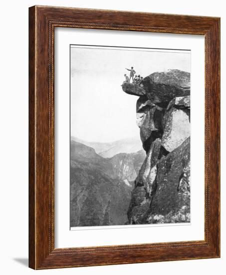 Glacier Point, Yosemite Valley, California, USA, Late 19th Century-John L Stoddard-Framed Giclee Print