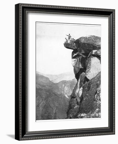 Glacier Point, Yosemite Valley, California, USA, Late 19th Century-John L Stoddard-Framed Giclee Print