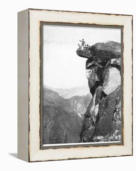 Glacier Point, Yosemite Valley, California, USA, Late 19th Century-John L Stoddard-Framed Premier Image Canvas