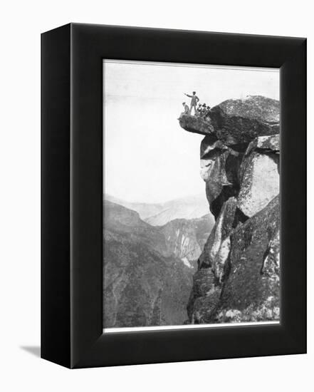 Glacier Point, Yosemite Valley, California, USA, Late 19th Century-John L Stoddard-Framed Premier Image Canvas