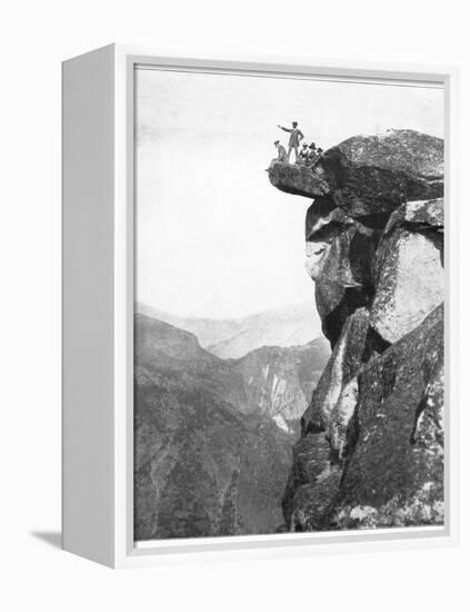 Glacier Point, Yosemite Valley, California, USA, Late 19th Century-John L Stoddard-Framed Premier Image Canvas