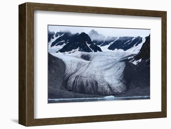 Glacier, Spitsbergen Island, Svalbard, Norway-Paul Souders-Framed Photographic Print