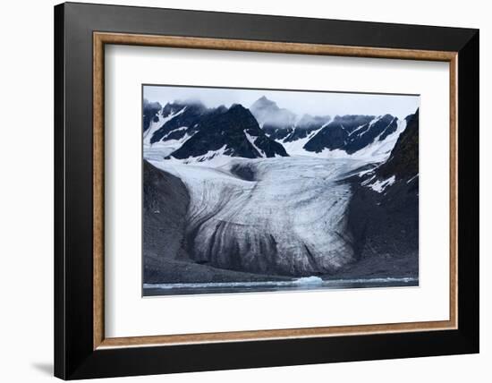 Glacier, Spitsbergen Island, Svalbard, Norway-Paul Souders-Framed Photographic Print