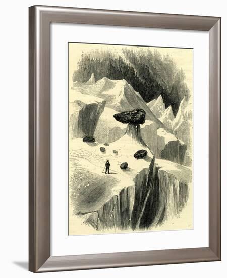 Glacier Table Switzerland-null-Framed Giclee Print