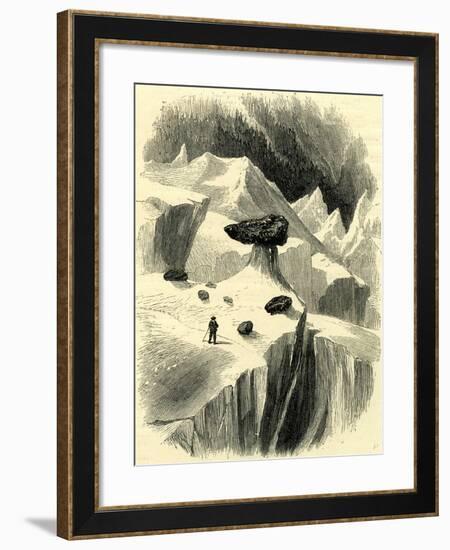 Glacier Table Switzerland-null-Framed Giclee Print