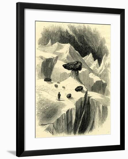 Glacier Table Switzerland-null-Framed Giclee Print