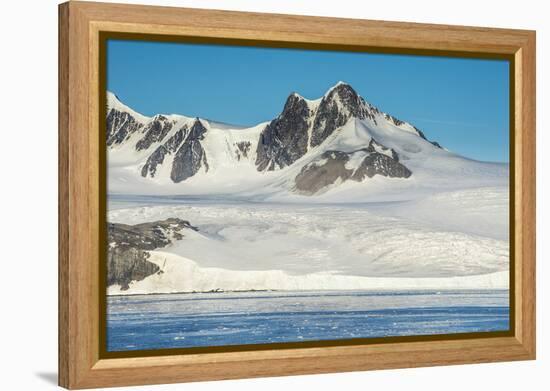 Glaciers in Hope Bay, Antarctica, Polar Regions-Michael Runkel-Framed Premier Image Canvas