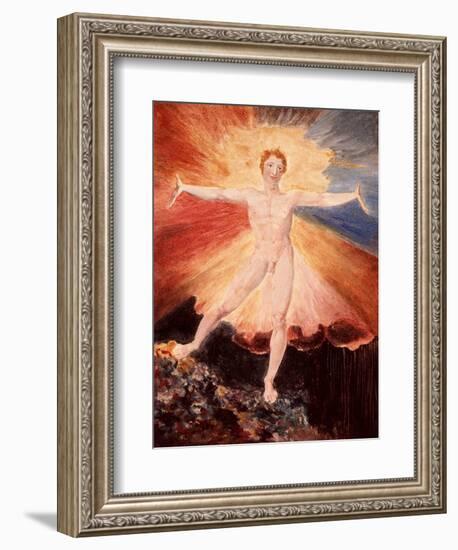 Glad Day or the Dance of Albion, c.1794-William Blake-Framed Giclee Print