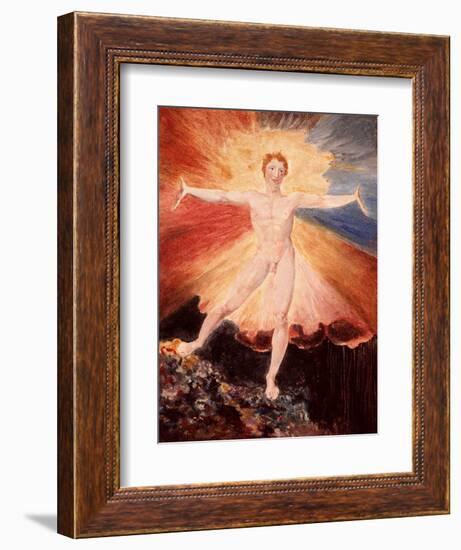 Glad Day or the Dance of Albion, c.1794-William Blake-Framed Giclee Print