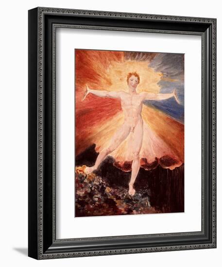 Glad Day or the Dance of Albion, c.1794-William Blake-Framed Giclee Print