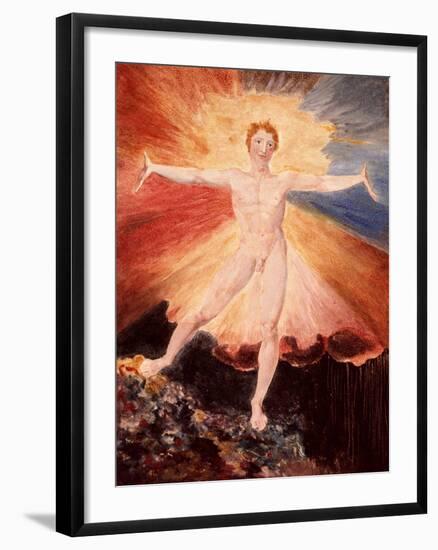 Glad Day or the Dance of Albion, c.1794-William Blake-Framed Giclee Print