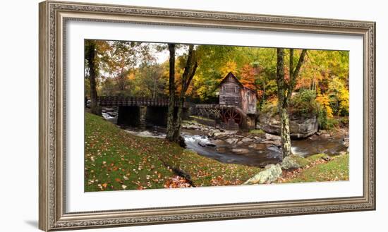 Glade Creek Grist Mill, Babcock State Park, Fayette County, West Virginia, Usa-null-Framed Photographic Print