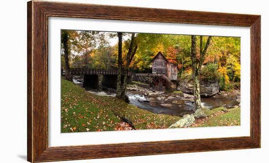 Glade Creek Grist Mill, Babcock State Park, Fayette County, West Virginia, Usa-null-Framed Photographic Print