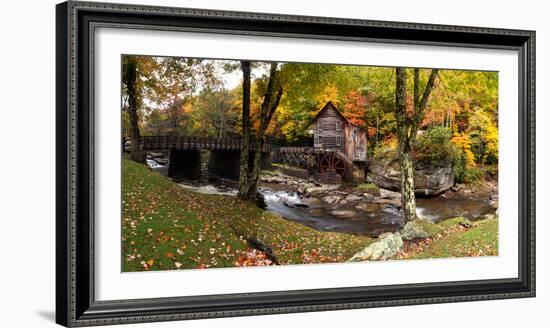 Glade Creek Grist Mill, Babcock State Park, Fayette County, West Virginia, Usa-null-Framed Photographic Print