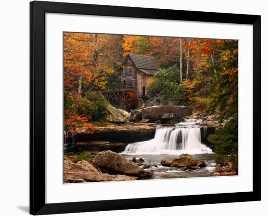 Glade Creek Mill, West Virginia-null-Framed Art Print