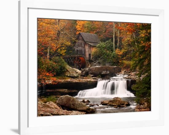 Glade Creek Mill, West Virginia--Framed Art Print