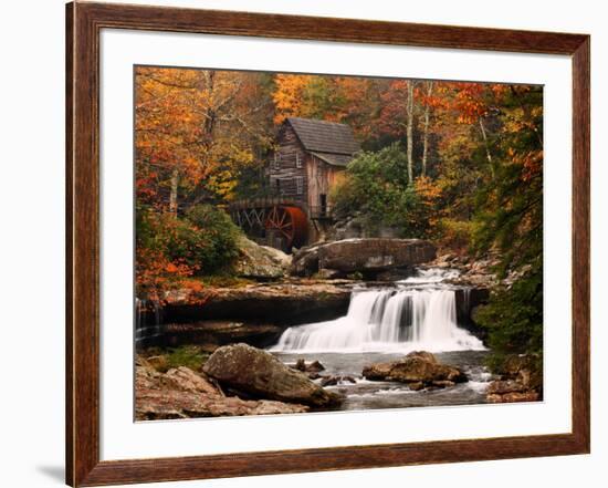 Glade Creek Mill, West Virginia--Framed Art Print