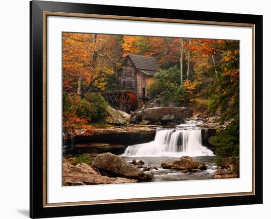 Glade Creek Mill, West Virginia-null-Framed Art Print