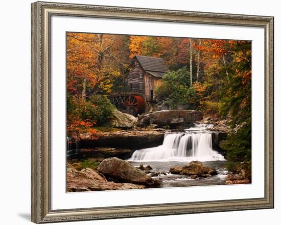 Glade Creek Mill, West Virginia-null-Framed Art Print