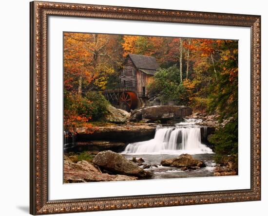 Glade Creek Mill, West Virginia-null-Framed Art Print