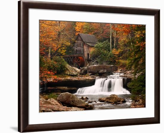 Glade Creek Mill, West Virginia-null-Framed Art Print