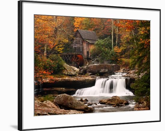 Glade Creek Mill, West Virginia-null-Framed Art Print