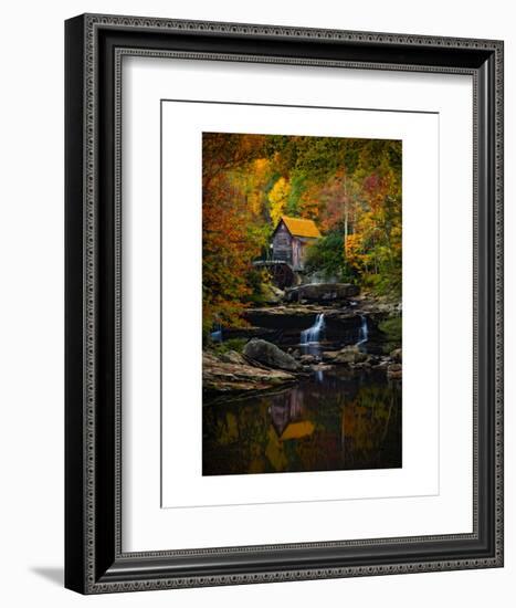 Glade Creek Mill-Robert Lott-Framed Art Print