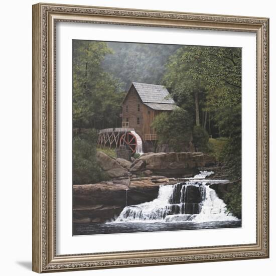 Glade Creek Mill-David Knowlton-Framed Giclee Print