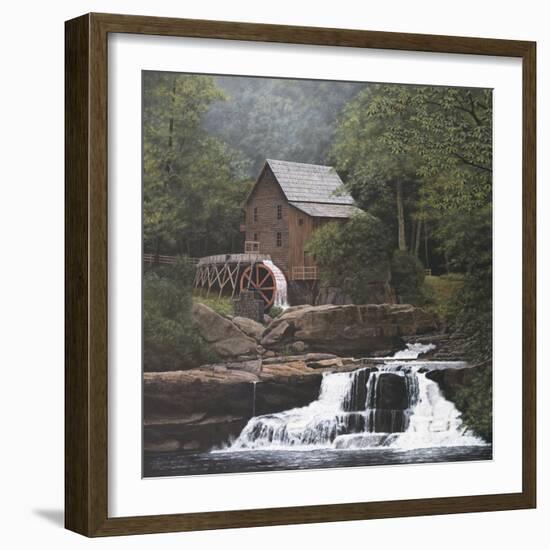 Glade Creek Mill-David Knowlton-Framed Giclee Print