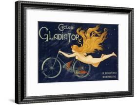 Gladiator Bicycles, Ca 1905, Advertising Poster, Paris. France, 20th Century-null-Framed Giclee Print
