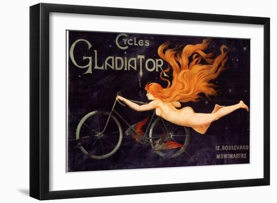 Gladiator Bicycles, France, 1905--Framed Giclee Print