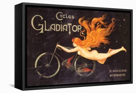 Gladiator Cycles Ad-null-Framed Stretched Canvas