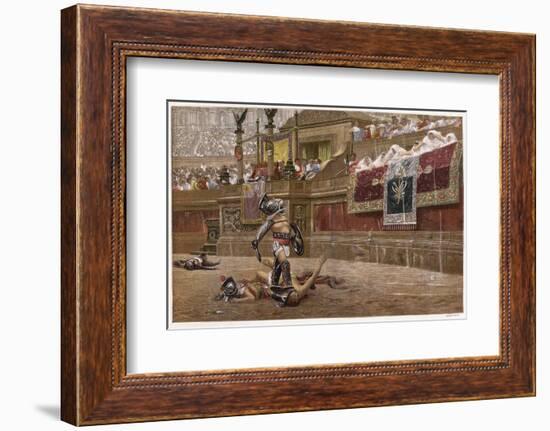 Gladiators in the Arena-Edmund Evans-Framed Photographic Print