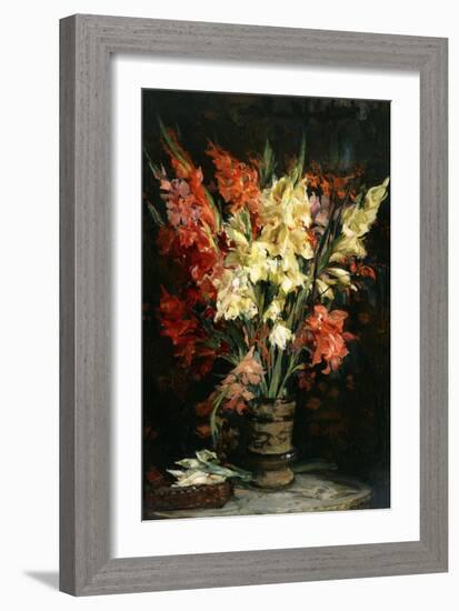 Gladioli, 1924-Jacques-emile Blanche-Framed Giclee Print