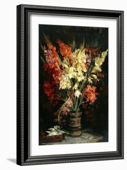 Gladioli, 1924-Jacques-emile Blanche-Framed Giclee Print