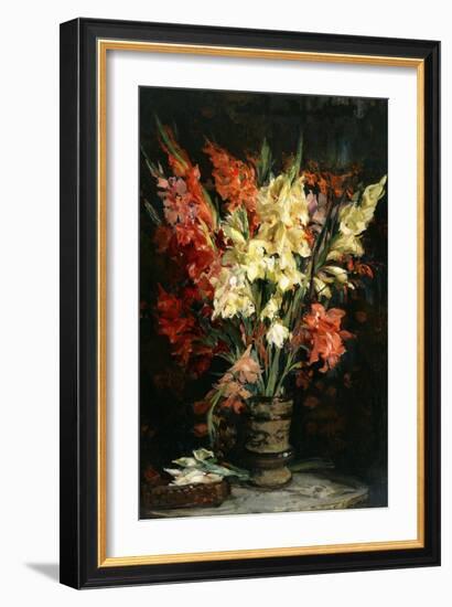 Gladioli, 1924-Jacques-emile Blanche-Framed Giclee Print