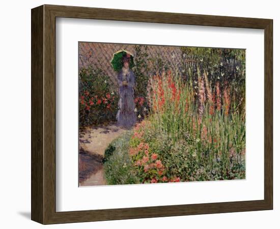 Gladioli, c.1876-Claude Monet-Framed Giclee Print