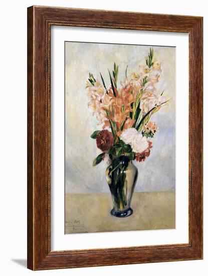 Gladiolus-Pierre-Auguste Renoir-Framed Art Print