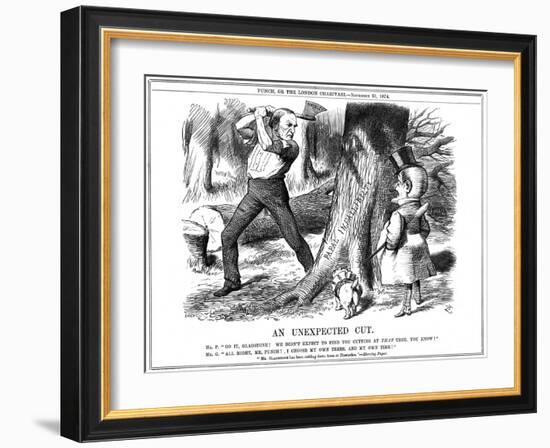 Gladstone and the Papacy-John Tenniel-Framed Art Print