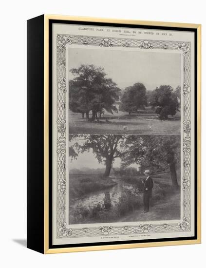 Gladstone Park, at Dollis Hill, to Be Opened on 25 May-null-Framed Premier Image Canvas