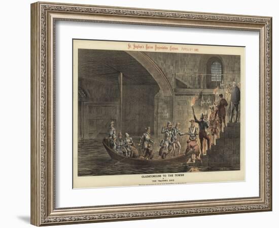 Gladstonians to the Tower-Tom Merry-Framed Giclee Print