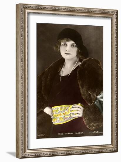 Gladys Cooper (1888-197), English Actress, Early 20th Century-Bertram Park-Framed Giclee Print