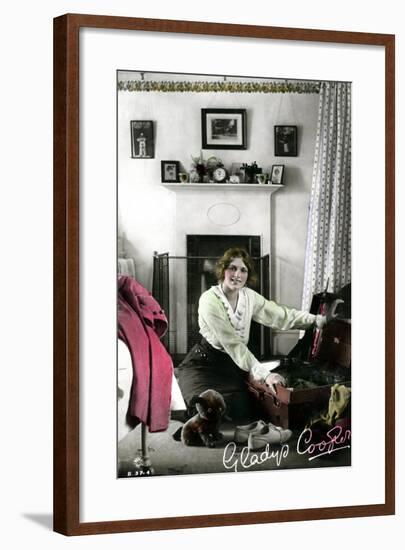 Gladys Cooper (1888-197), English Actress, Early 20th Century-null-Framed Giclee Print