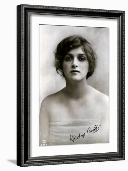 Gladys Cooper (1888-197), English Actress, Early 20th Century-null-Framed Giclee Print