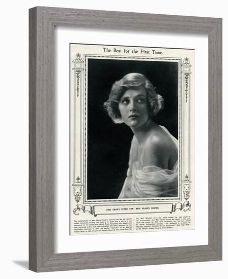 Gladys Cooper in 1923-Dorothy Wilding-Framed Art Print