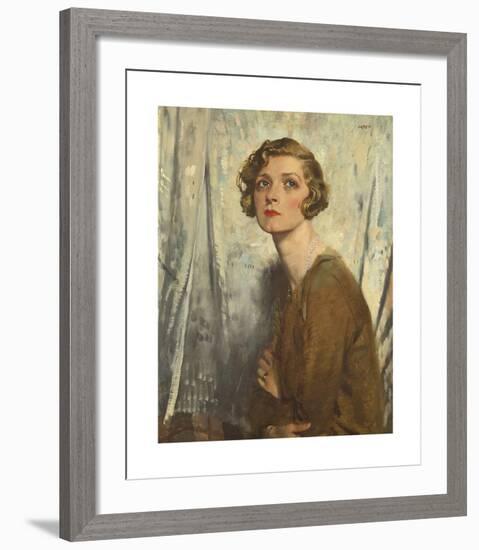 Gladys Cooper-Sir William Orpen-Framed Premium Giclee Print