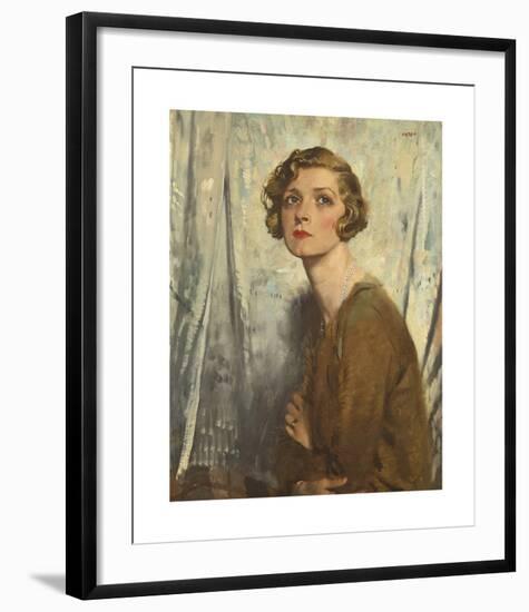 Gladys Cooper-Sir William Orpen-Framed Premium Giclee Print