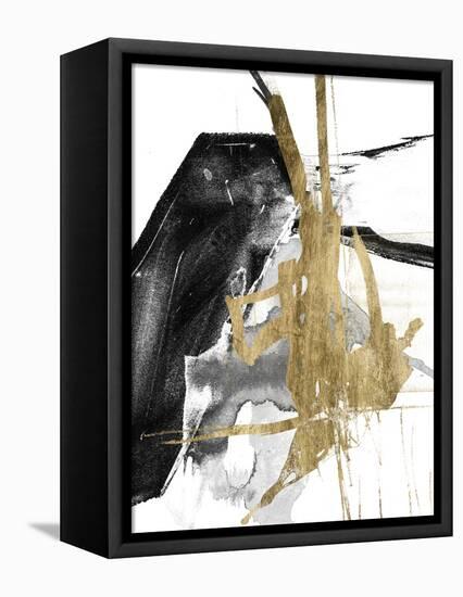 Glam & Black V-Jennifer Goldberger-Framed Stretched Canvas