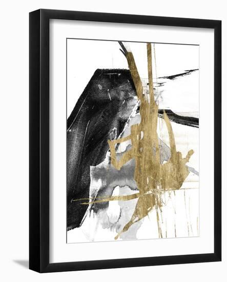 Glam & Black V-Jennifer Goldberger-Framed Art Print